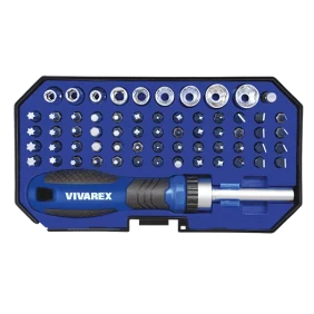 ست نوک پیچ گوشتی و بکس 63 عددی VR6365-SD